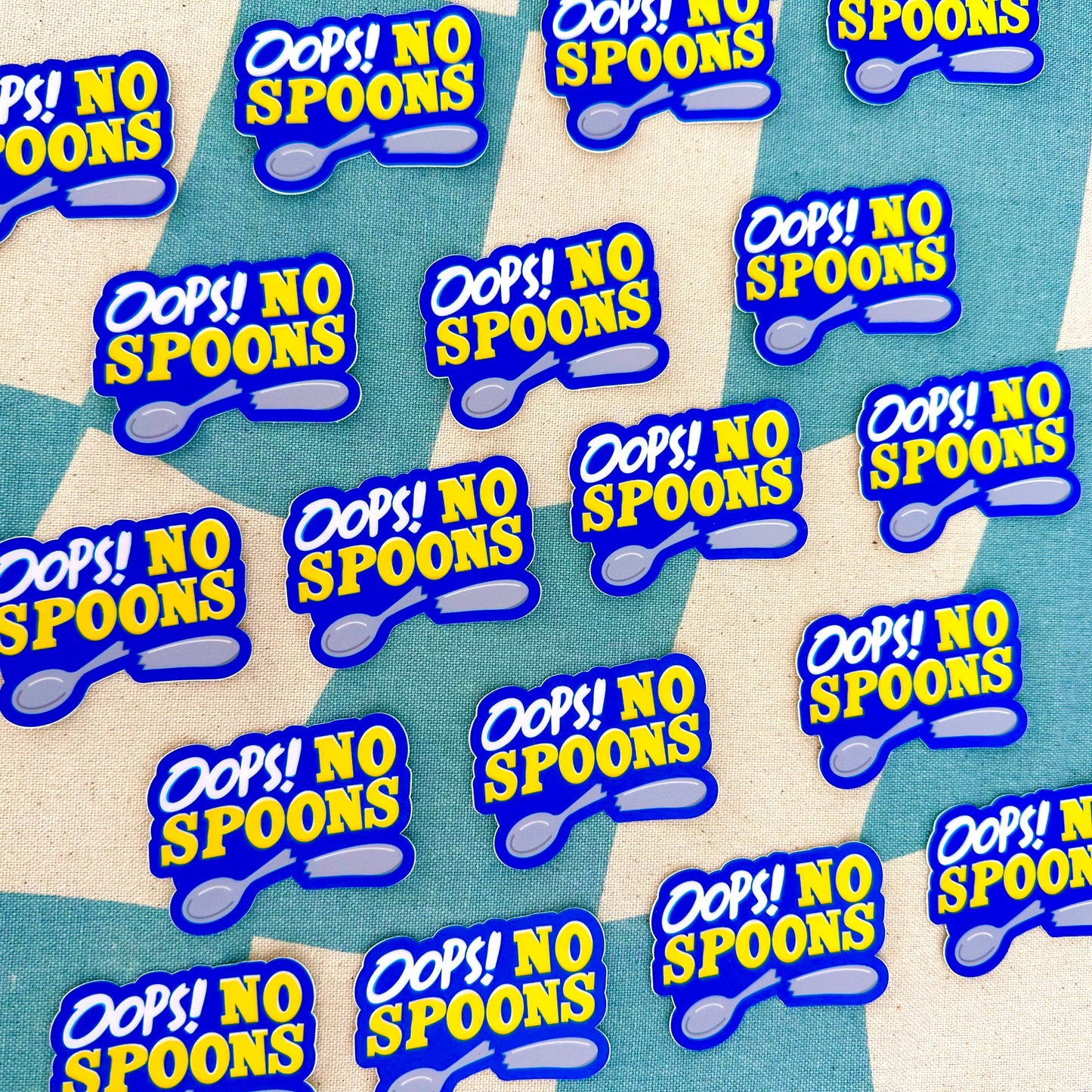 Oops! No Spoons Sticker