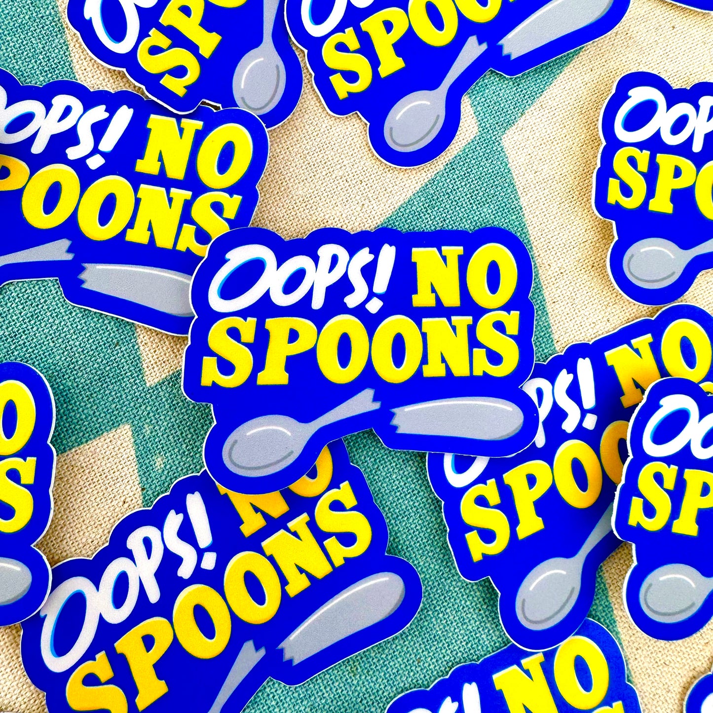 Oops! No Spoons Sticker