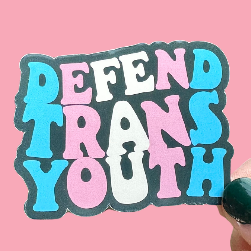 Defend Trans Youth Sticker