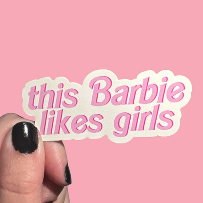 This Barbra Like Girls Sticker