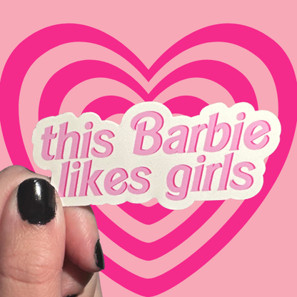 This Barbra Like Girls Sticker