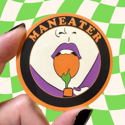 Jennifer Check "Maneater" Sticker