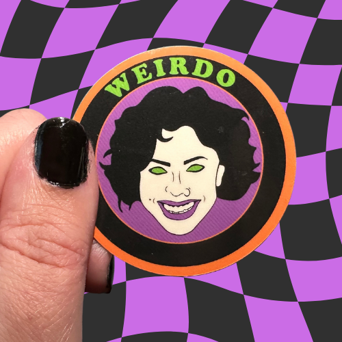 Nancy Downs "Weirdo" Sticker