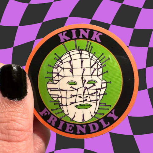 Pinhead "Kink Friendly" Sticker