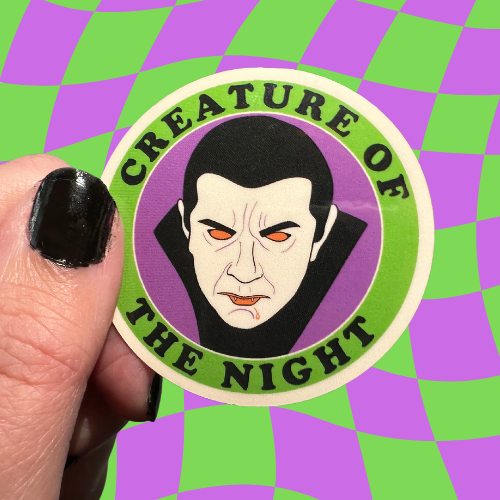 Dracula "Creature of the Night" Stickers