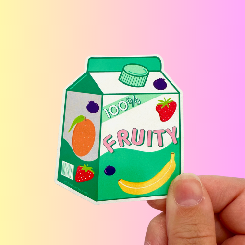 100% Fruity Sticker