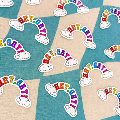 Hey, Gay! Sticker