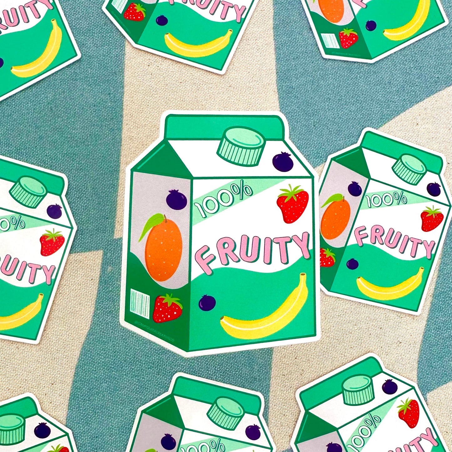 100% Fruity Sticker