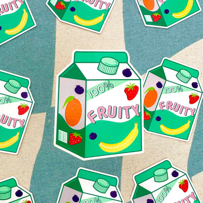 100% Fruity Sticker