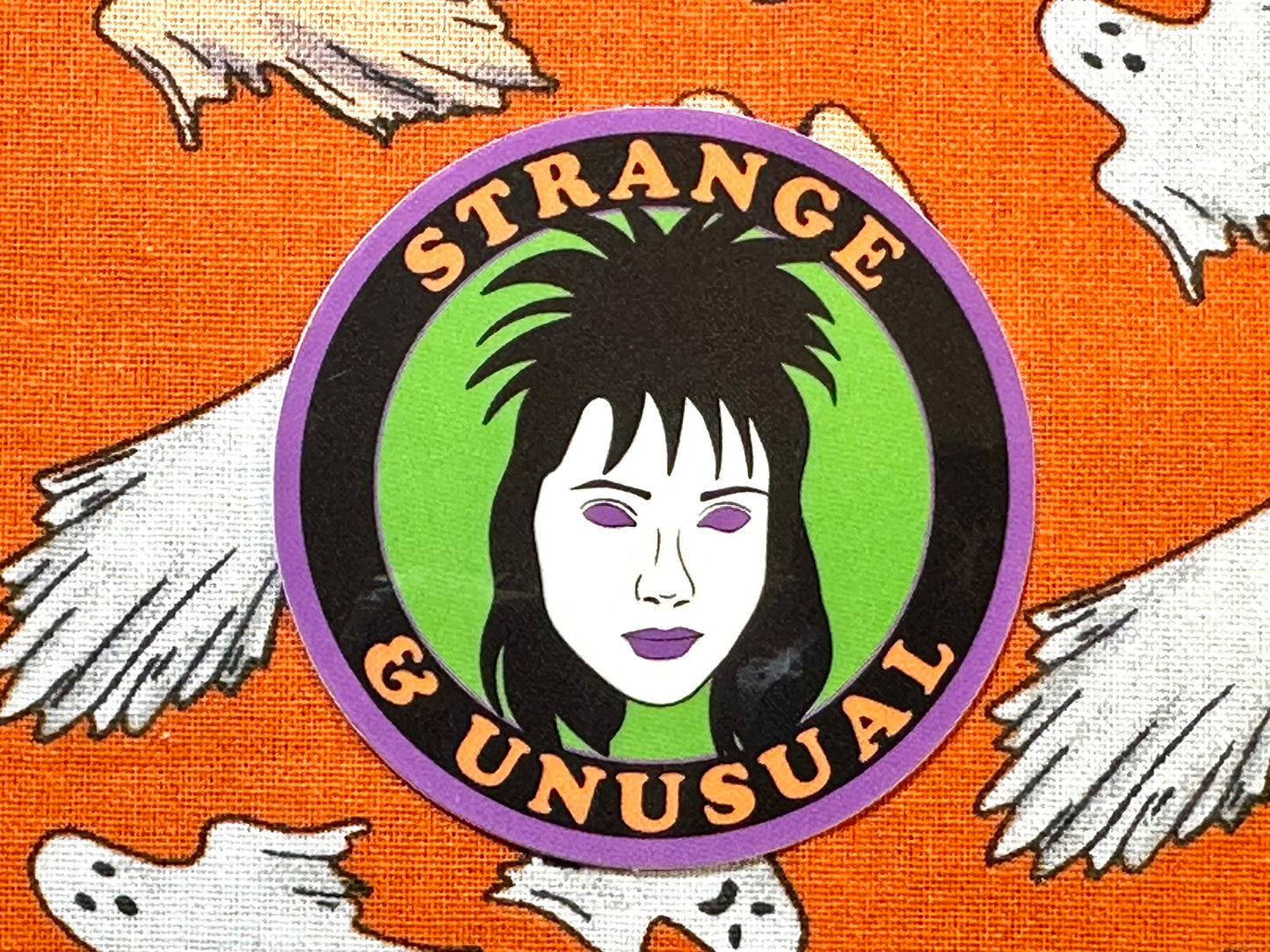 Lydia Deetz "Strange & Unusual" Sticker