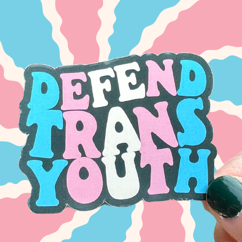 Defend Trans Youth Sticker